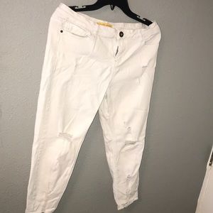 White jeans